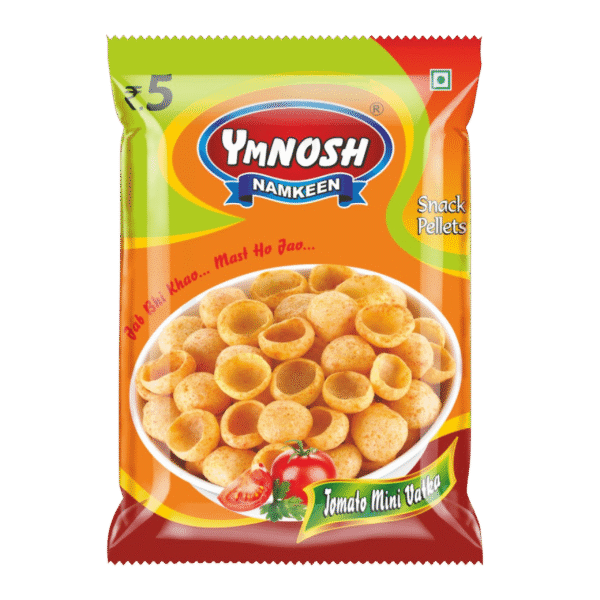 Ymnosh Namkeen Tomato Mini Vafla – Tangy Tomato Snack Pellets